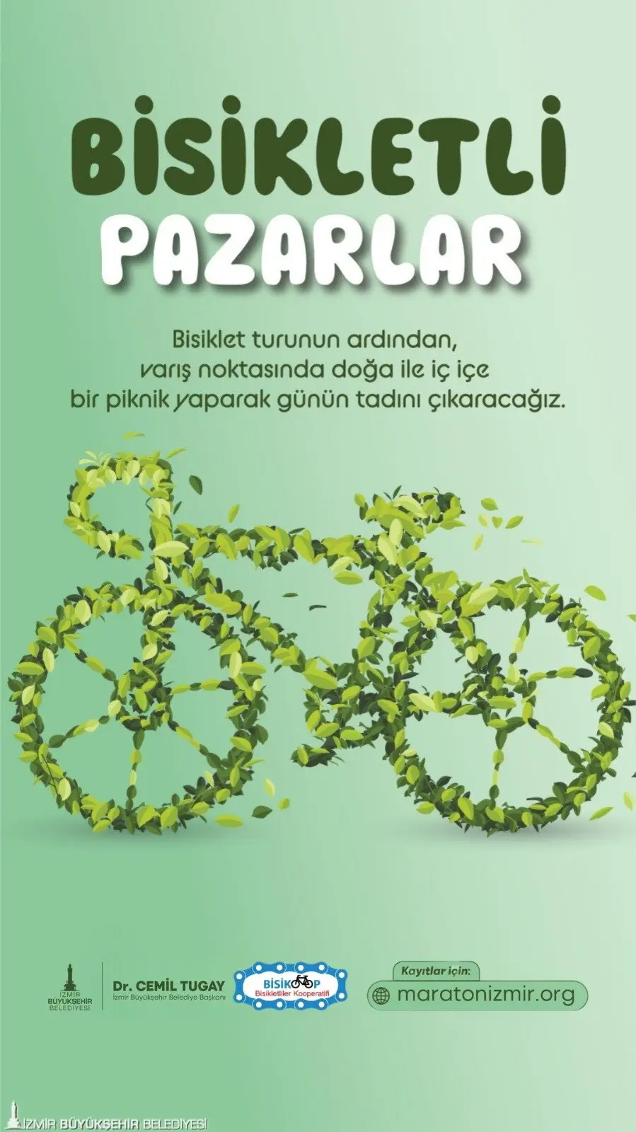Bisikletle pazar keyfi başlıyor